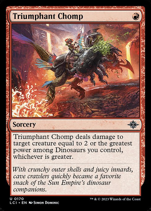 Triumphant Chomp (170) - The Lost Caverns of Ixalan