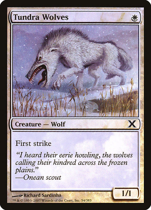 Tundra Wolves (54★) - Tenth Edition