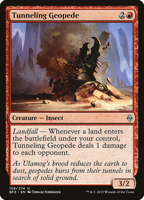 Tunneling Geopede (158) - Battle for Zendikar