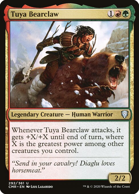 Tuya Bearclaw (292) (Foil) - Commander Legends