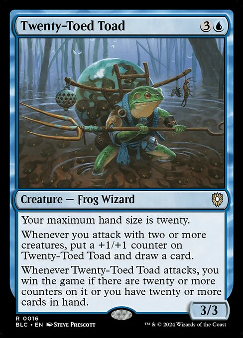 Twenty-Toed Toad (16) - Bloomburrow Commander