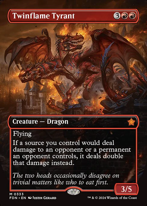Twinflame Tyrant (333) - BORDERLESS - Foundations