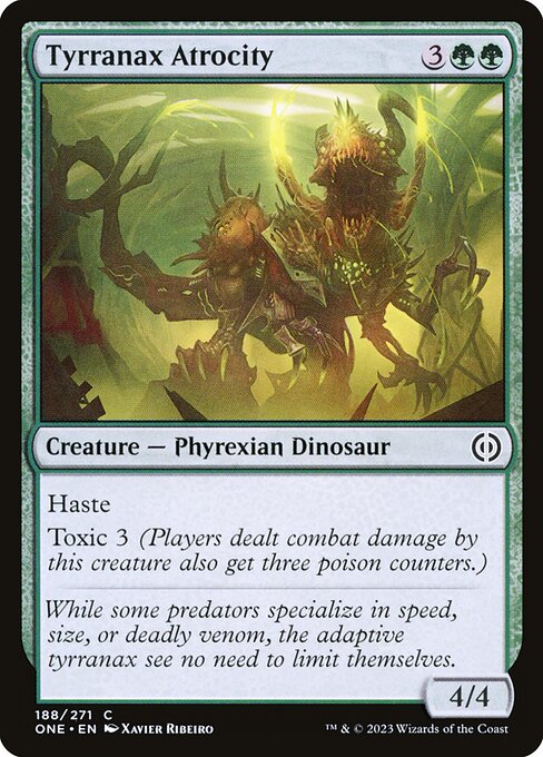 Tyrranax Atrocity (188) - Phyrexia: All Will Be One