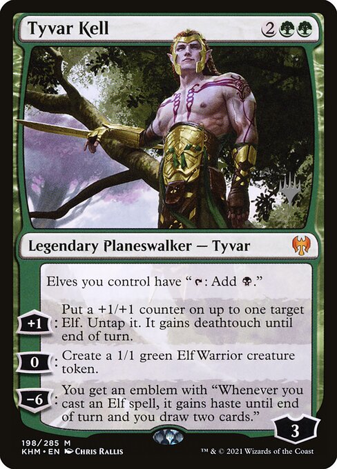 Tyvar Kell (198p) (Foil) - Kaldheim Promos