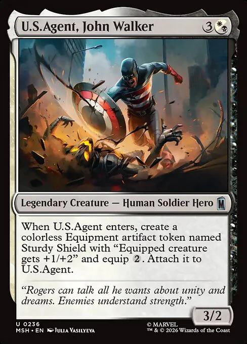 U.S.Agent, John Walker (236) - Marvel Super Heroes