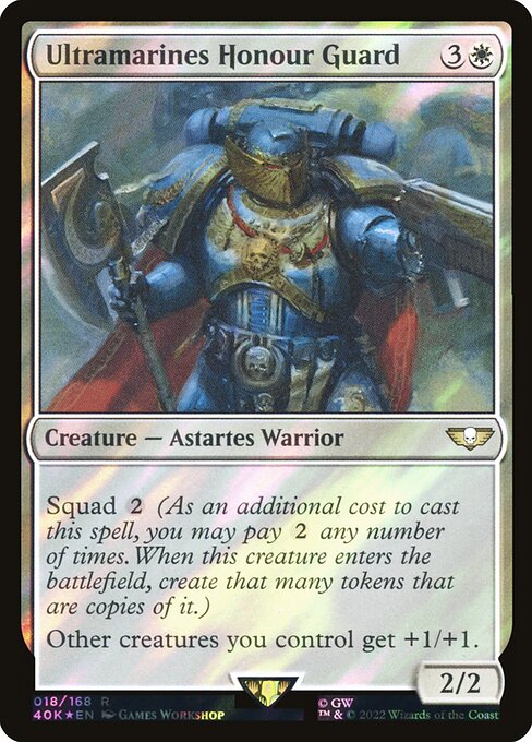 Ultramarines Honour Guard (18★) (Foil) - Warhammer 40,000 Commander