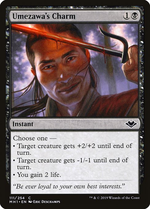 Umezawa's Charm (111) (Foil) - Modern Horizons