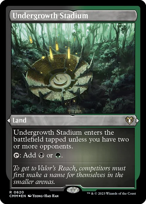 Undergrowth Stadium (620) (Etched) - Commander Masters