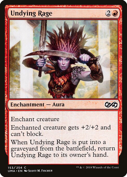 Undying Rage (153) (Foil) - Ultimate Masters