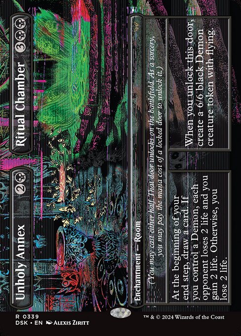 Unholy Annex // Ritual Chamber (339) - BORDERLESS - Duskmourn: House of Horror