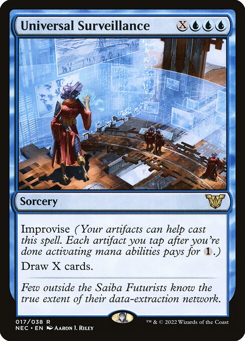 Universal Surveillance (17) - Neon Dynasty Commander
