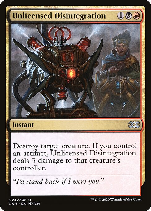 Unlicensed Disintegration (224) (Foil) - Double Masters