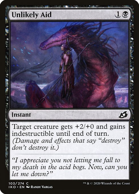 Unlikely Aid (103) (Foil) - Ikoria: Lair of Behemoths