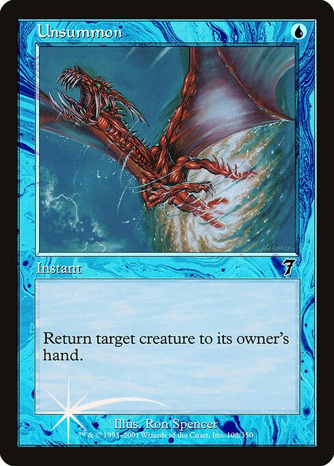Unsummon (108★) - Seventh Edition