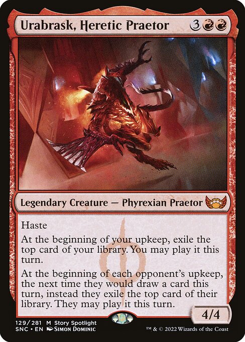 Urabrask, Heretic Praetor (129) - Streets of New Capenna