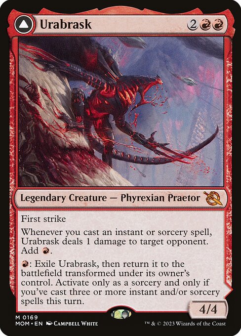 Urabrask // The Great Work (169) (Foil) - March of the Machine