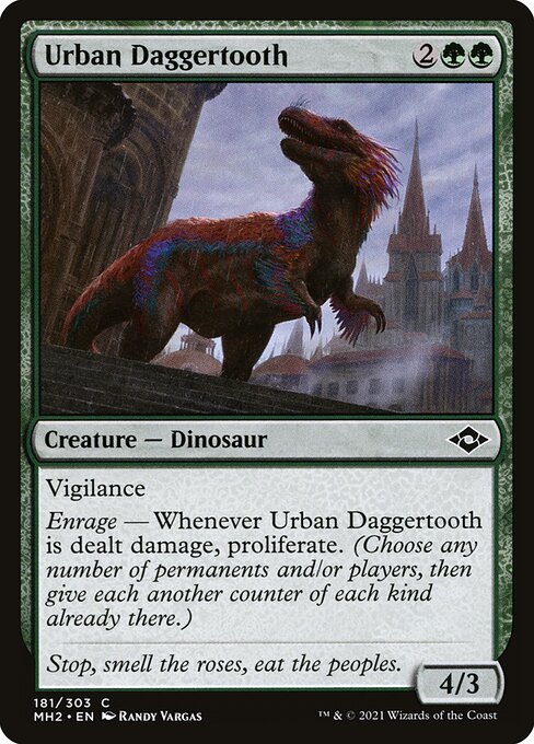 Urban Daggertooth (181) (Foil) - Modern Horizons 2