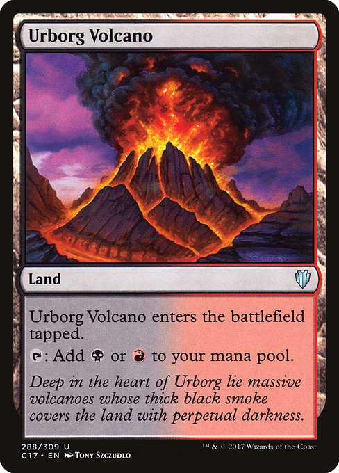 Urborg Volcano (288) - Commander 2017