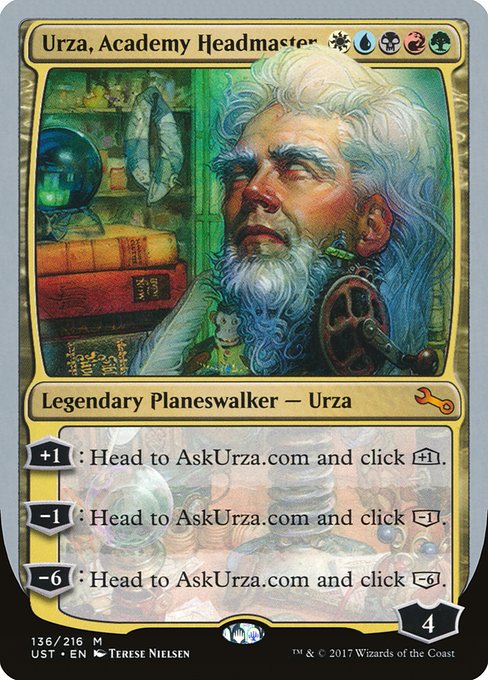 Urza, Academy Headmaster (136) - Unstable
