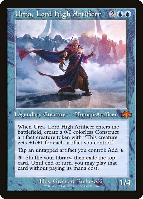 Urza, Lord High Artificer (296) - Dominaria Remastered