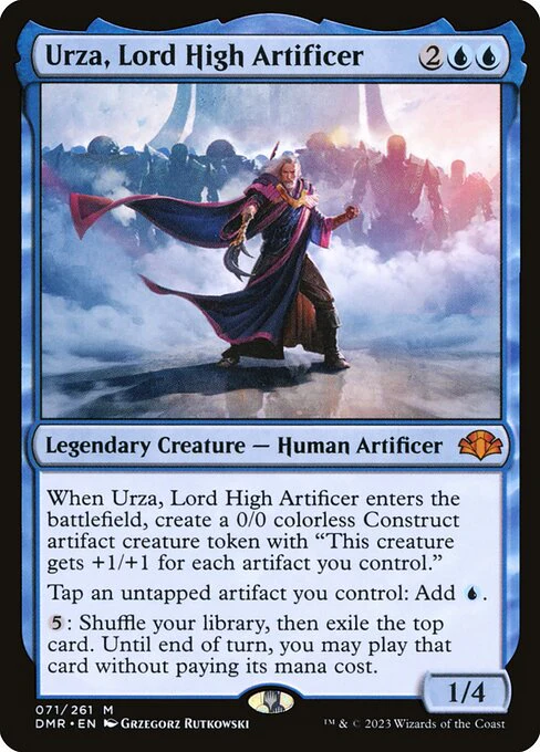 Urza, Lord High Artificer (71) (Foil) - Dominaria Remastered