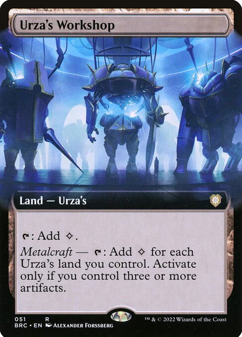 Urza's Workshop (51) - EXTENDED ART - The Brothers' War Commander