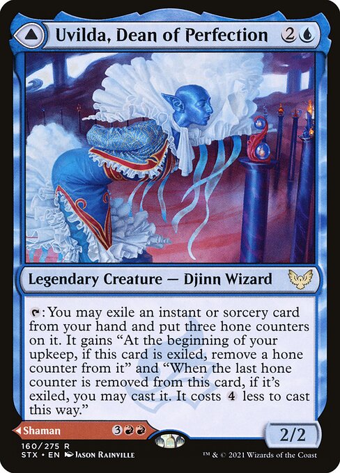 Uvilda, Dean of Perfection // Nassari, Dean of Expression (160) - Strixhaven: School of Mages