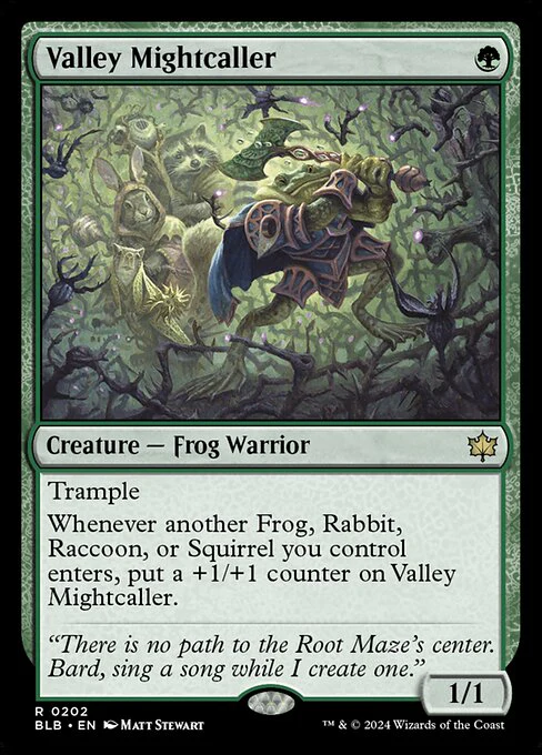 Valley Mightcaller (202) - Bloomburrow
