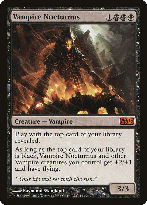 Vampire Nocturnus (113) (Foil) - Magic 2013