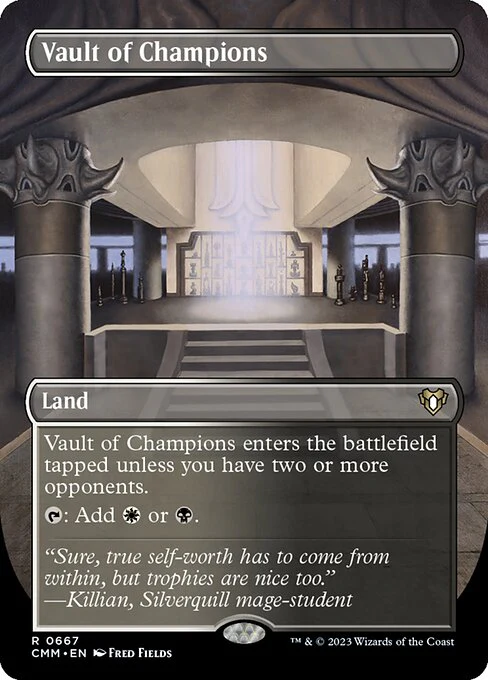 Vault of Champions (667) - BORDERLESS - FULL ART - Commander Masters