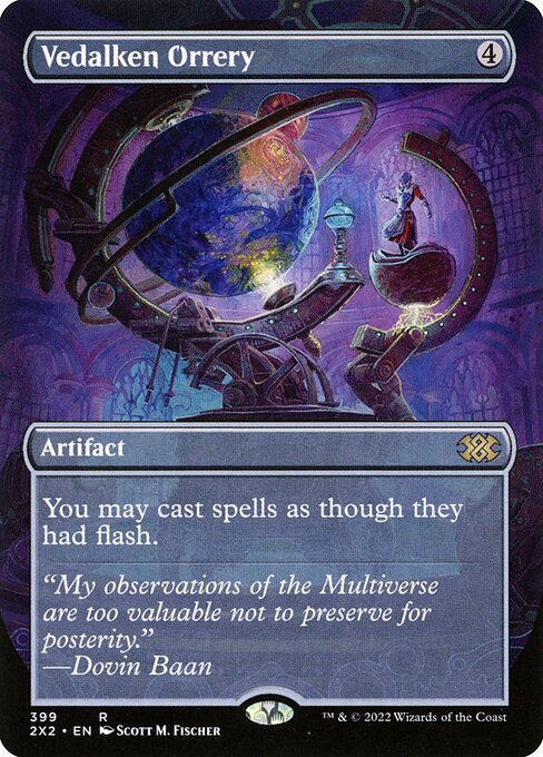 Vedalken Orrery (399) - BORDERLESS - FULL ART - Double Masters 2022
