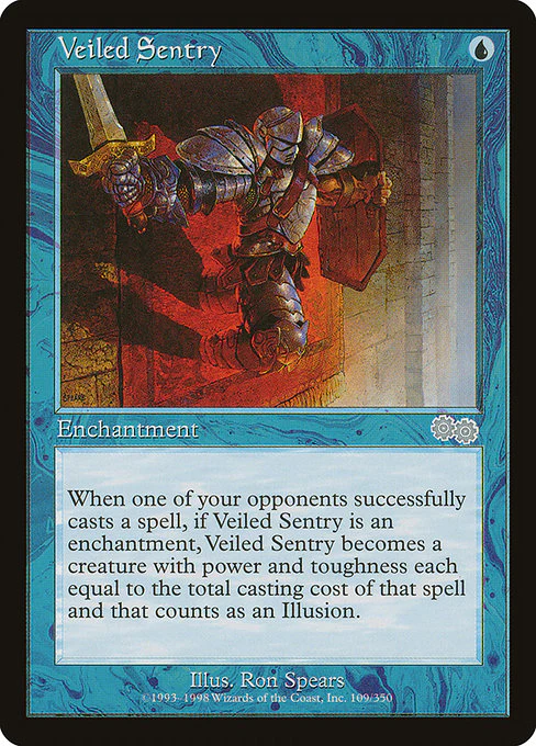 Veiled Sentry (109) - Urza's Saga