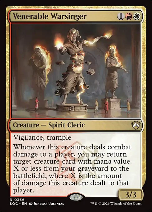Venerable Warsinger (336) - Secrets of Strixhaven Commander