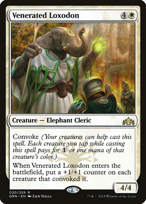 Venerated Loxodon (30) - Guilds of Ravnica