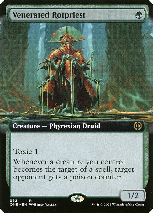 Venerated Rotpriest (392) - EXTENDED ART (Foil) - Phyrexia: All Will Be One