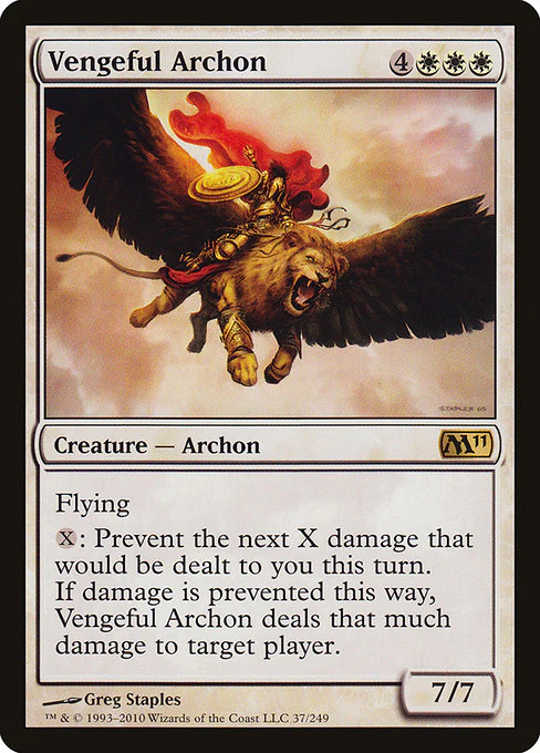 Vengeful Archon (37) (Foil) - Magic 2011