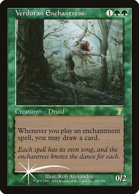Verduran Enchantress (280★) - Seventh Edition