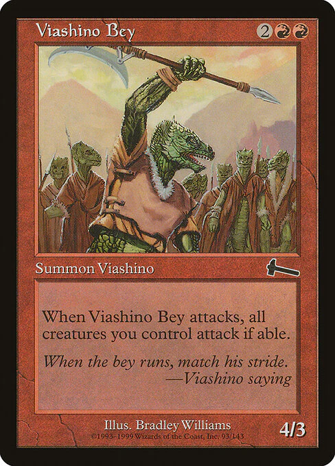 Viashino Bey (93) (Foil) - Urza's Legacy