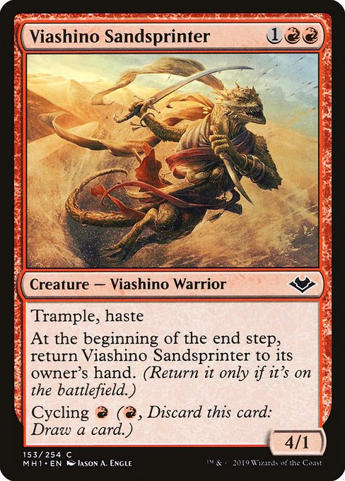 Viashino Sandsprinter (153) (Foil) - Modern Horizons
