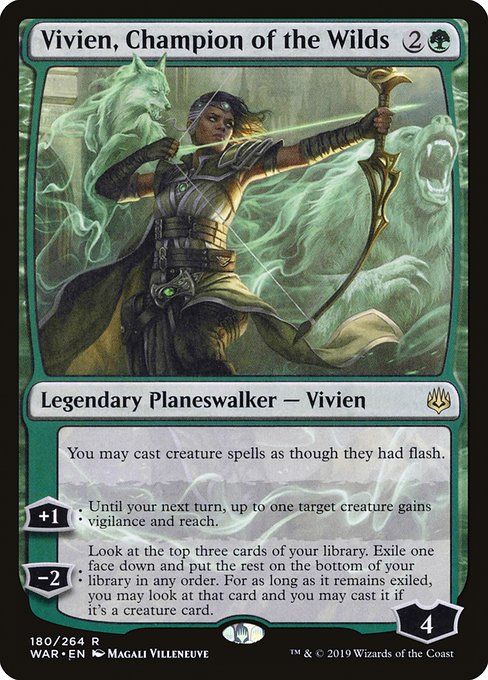 Vivien, Champion of the Wilds (180) - War of the Spark