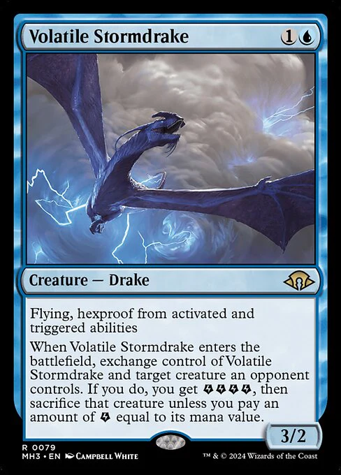 Volatile Stormdrake (79) (Foil) - Modern Horizons 3