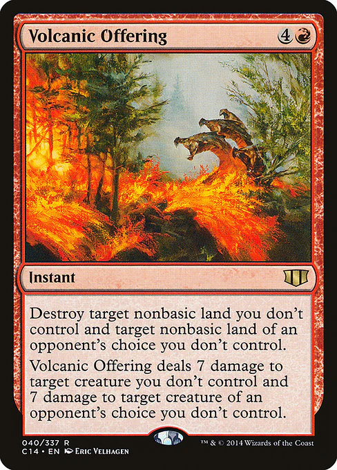 Volcanic Offering (40) - Commander 2014