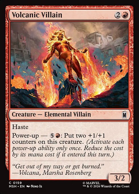 Volcanic Villain (159) - Marvel Super Heroes