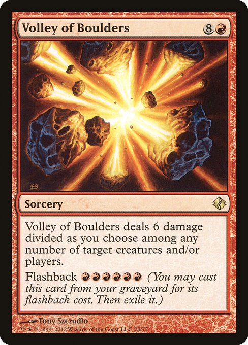 Volley of Boulders (73) - Duel Decks: Venser vs. Koth