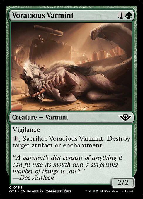 Voracious Varmint (188) (Foil) - Outlaws of Thunder Junction