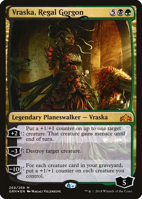 Vraska, Regal Gorgon (269) (Foil) - Guilds of Ravnica