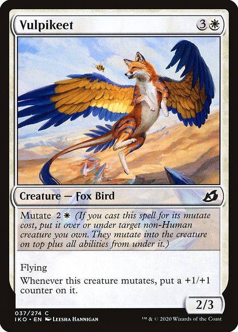 Vulpikeet (37) (Foil) - Ikoria: Lair of Behemoths