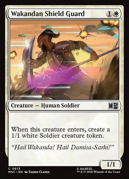 Wakandan Shield Guard (613) - Marvel Super Heroes Commander