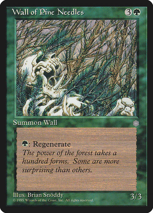 Wall of Pine Needles (274) - Ice Age