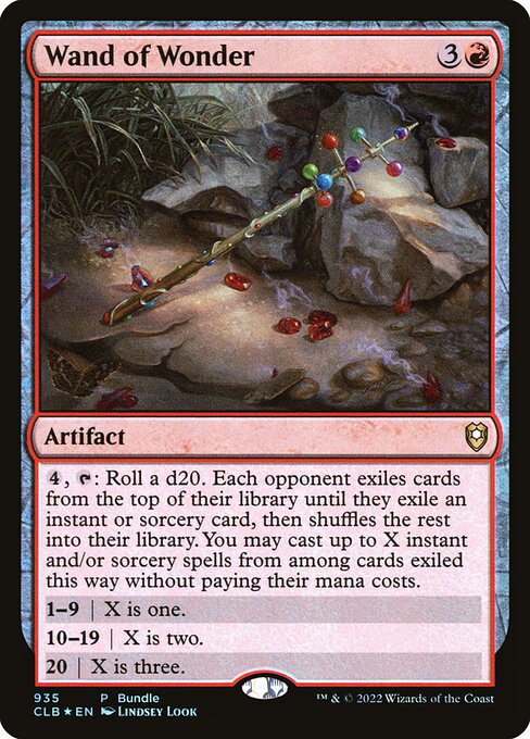 Wand of Wonder (935) (Foil) - Commander Legends: Battle for Baldur's Gate